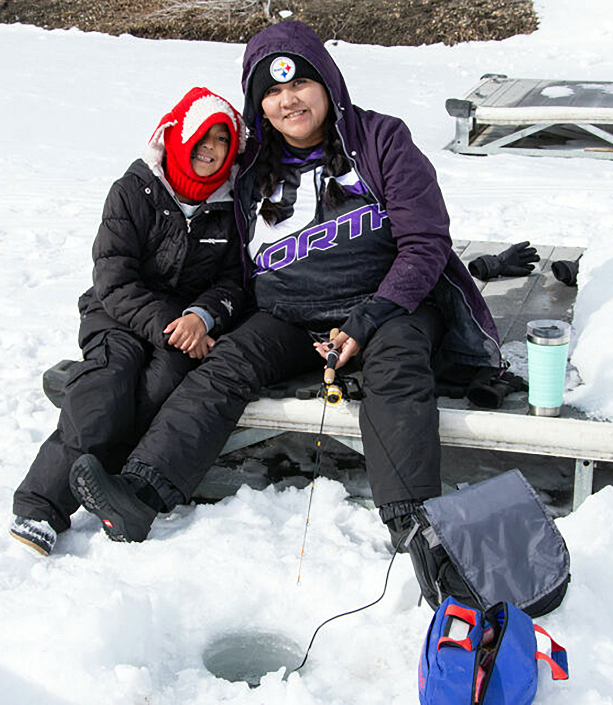 Ice Fishing at Lake Capote
